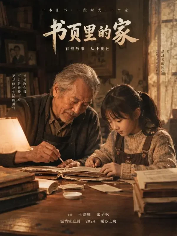 归书 - 星芽短剧 短剧《归书》复古风海报封面